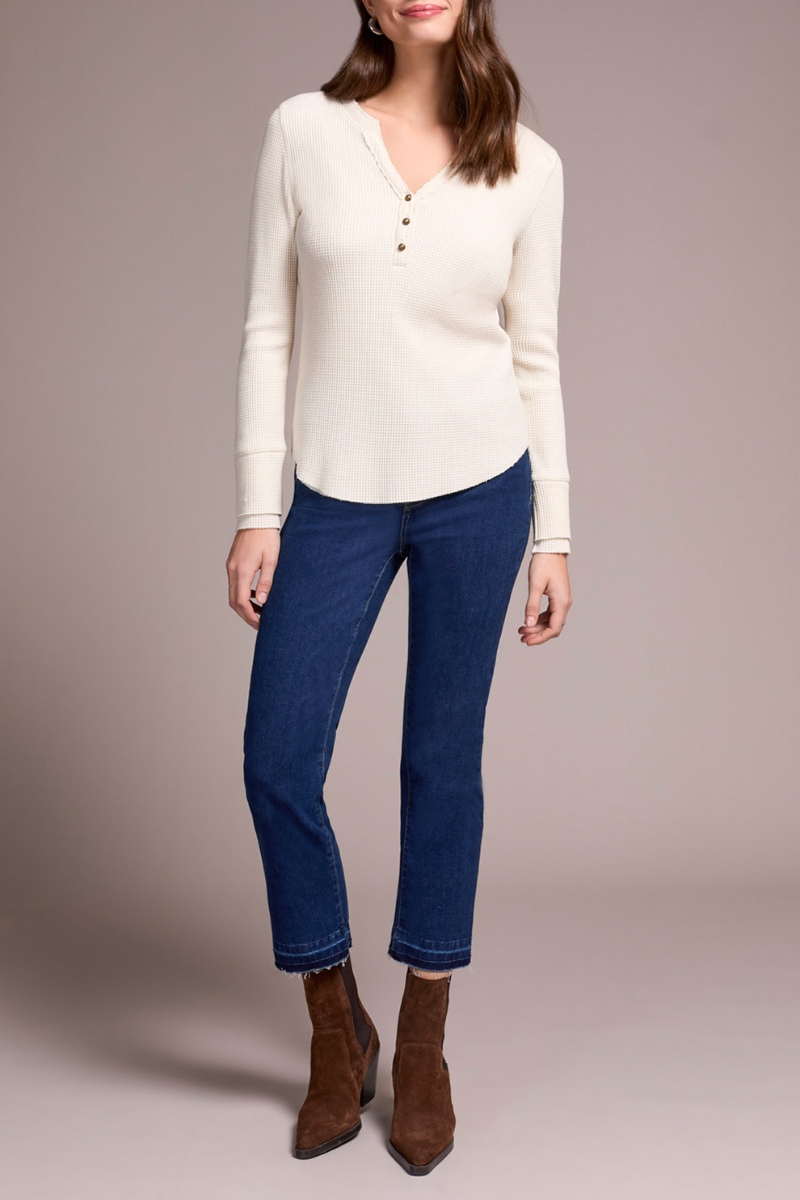 Henley Buttoned Long Sleeve