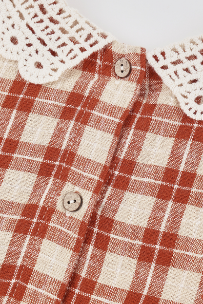 Heidi Dress | Red Plaid