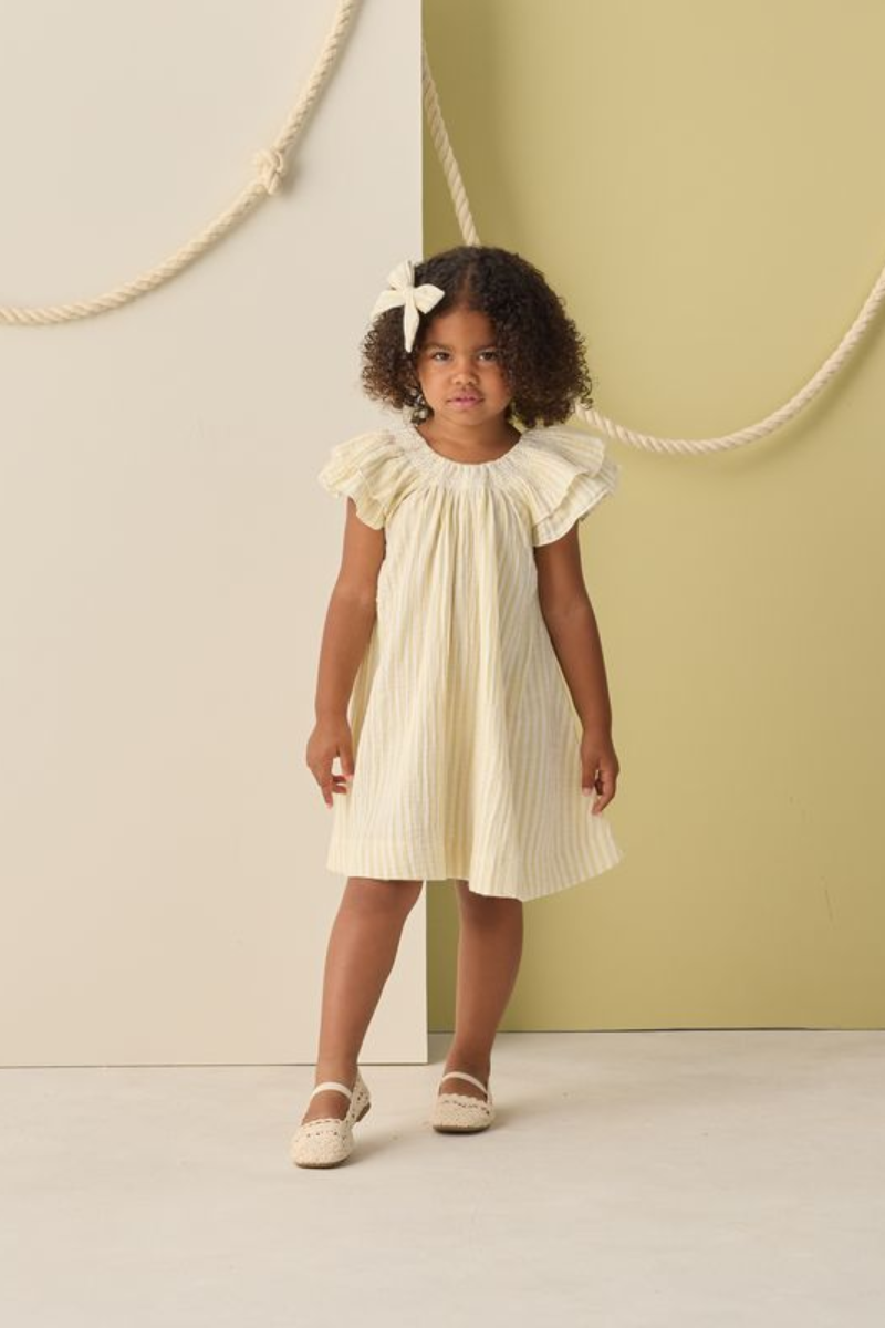 Girls Lucia Dress | Cirton Stripe