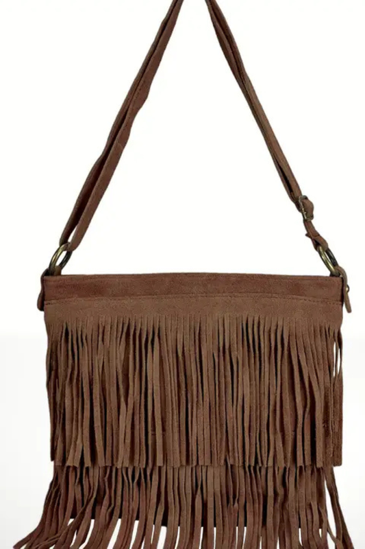 Cascade Suede Leather Bag