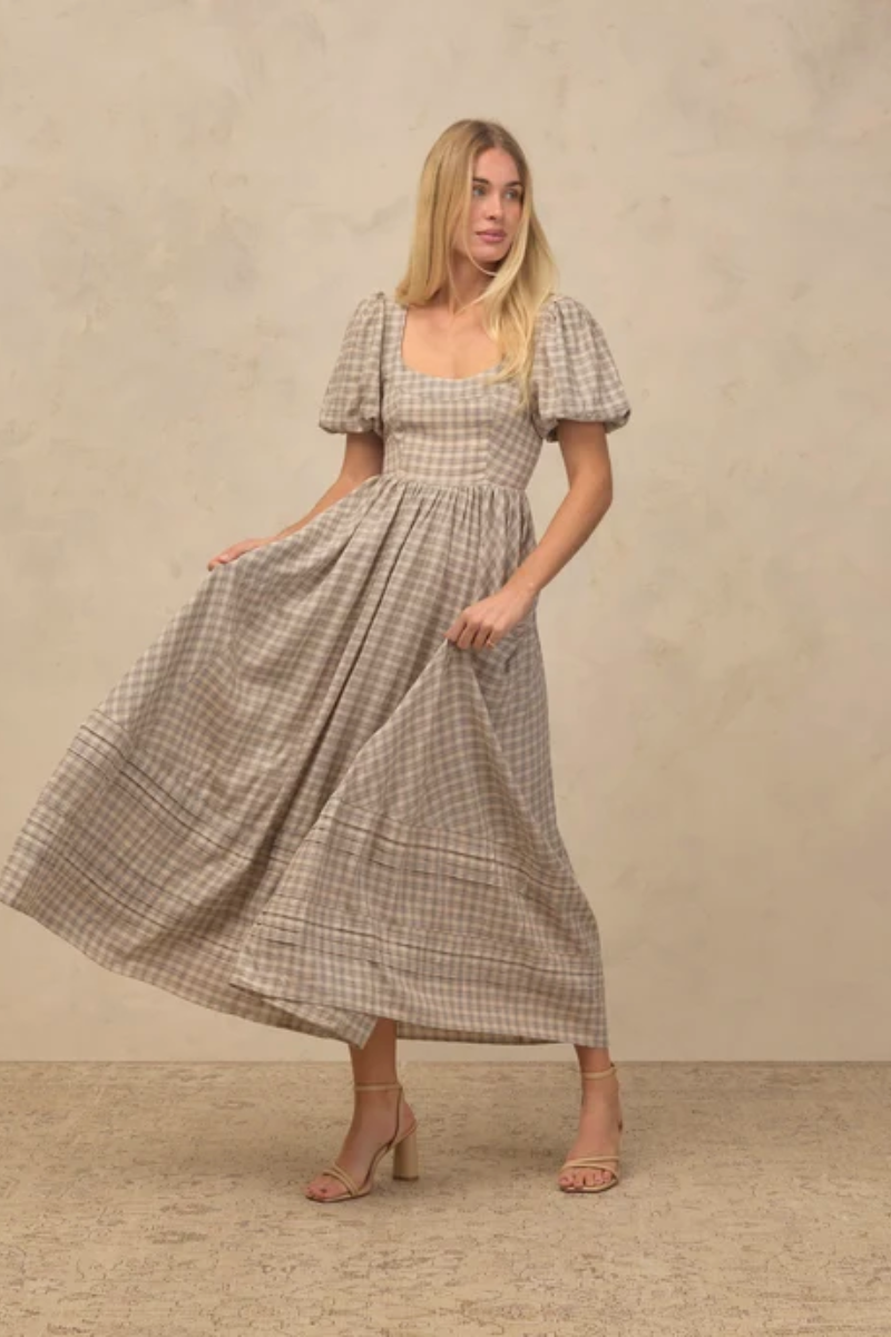 Maggie Dress Fall Plaid
