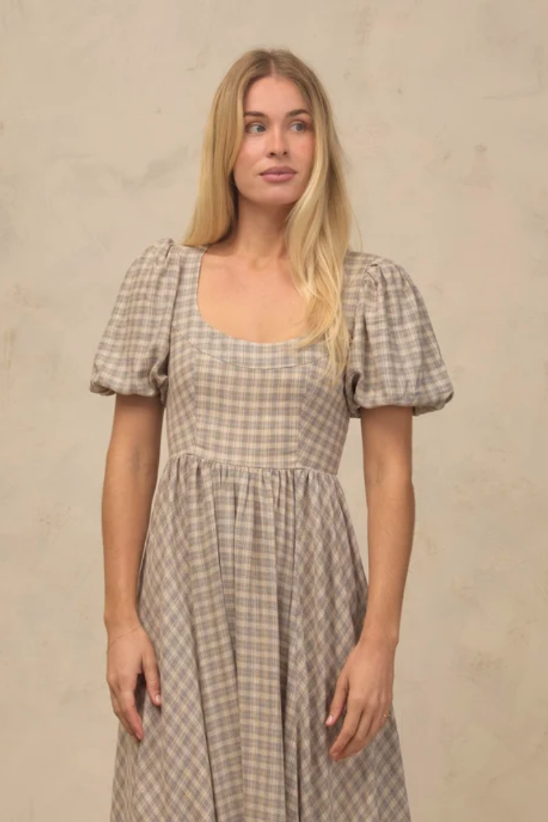 Maggie Dress Fall Plaid