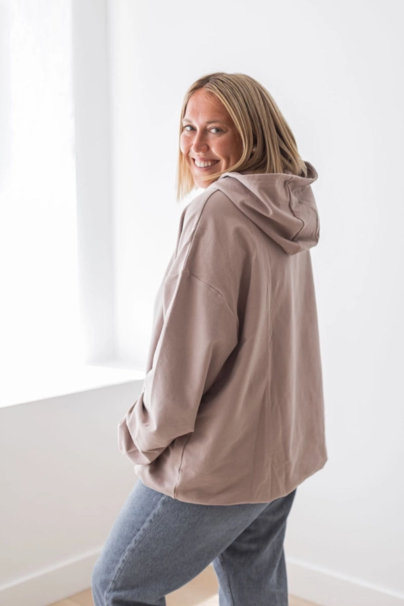 Oversized Hoodie | Pale Mulberry