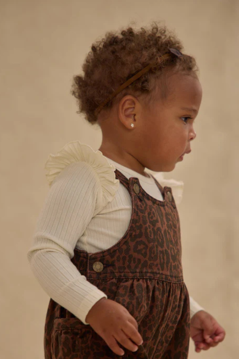 Wide Leg Overall | Leopard