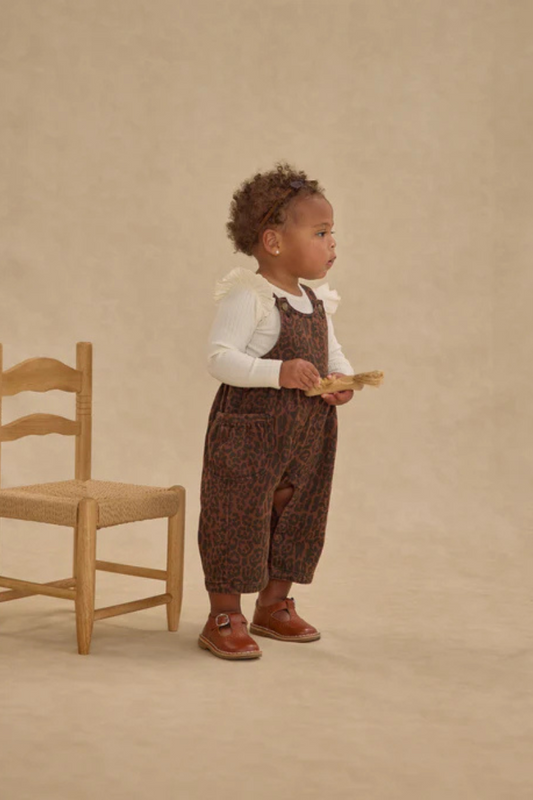 Wide Leg Overall | Leopard