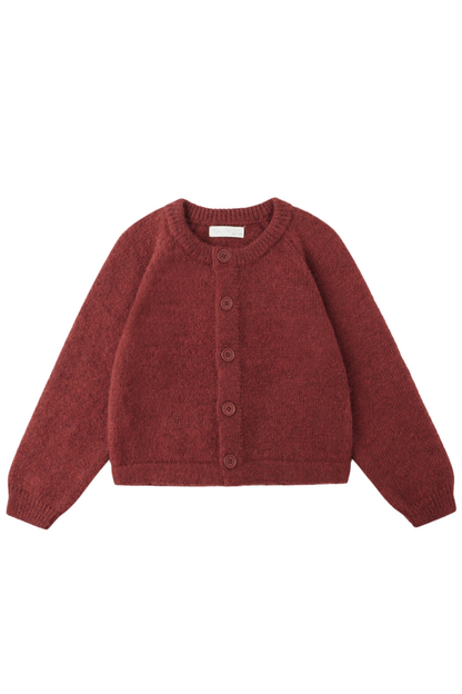 Fuzzy Cardigan | Ruby