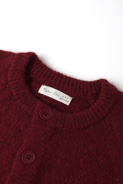 Fuzzy Cardigan | Ruby