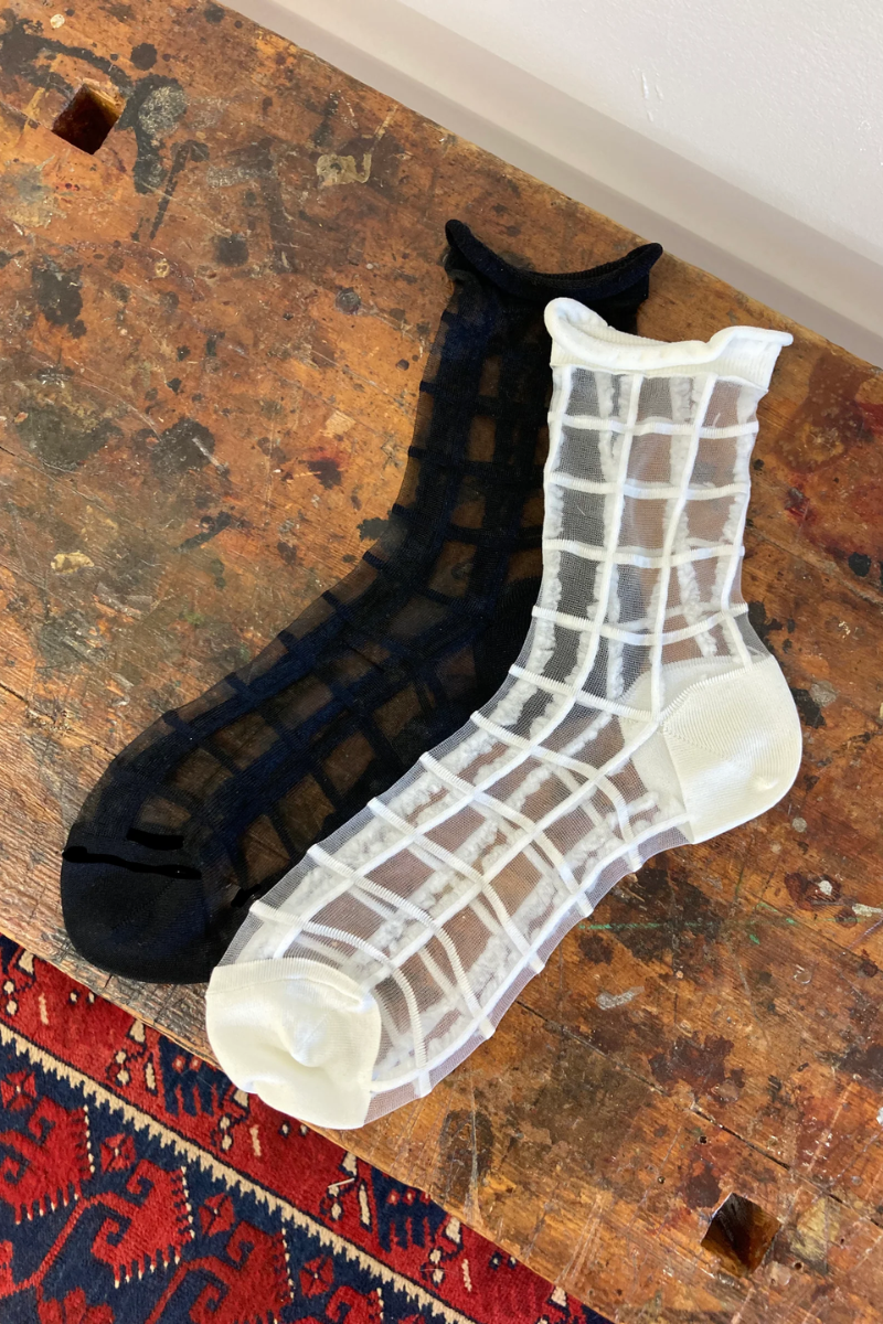 Sheer French Socks
