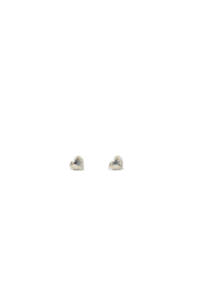 Seashell Heart Earrings