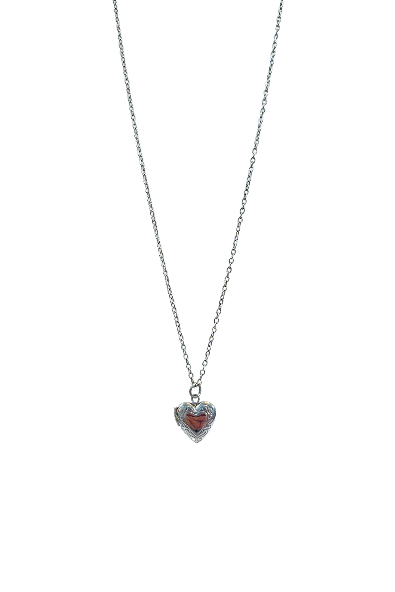 Vintage Heart Locket | Silver