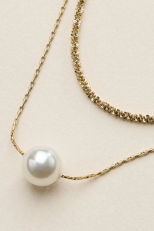 Pearl Multi Chain Necklace