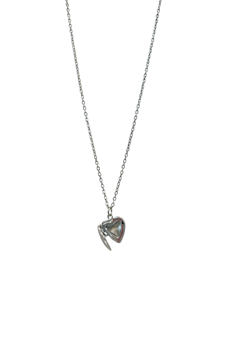 Vintage Heart Locket | Silver