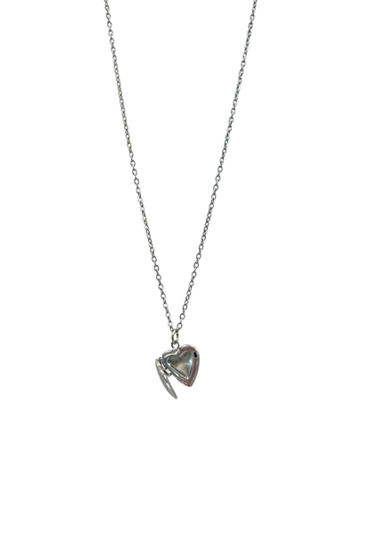 Vintage Heart Locket | Silver
