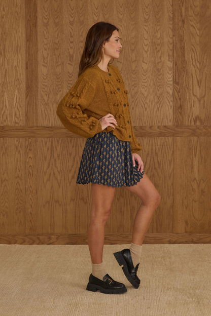 Bobble Cardigan | Golden