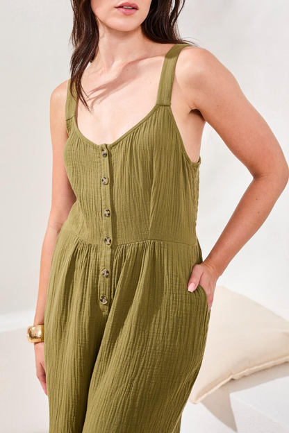Jumpsuit with Smocking