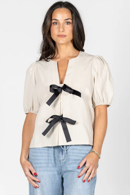Tie Front Blouse