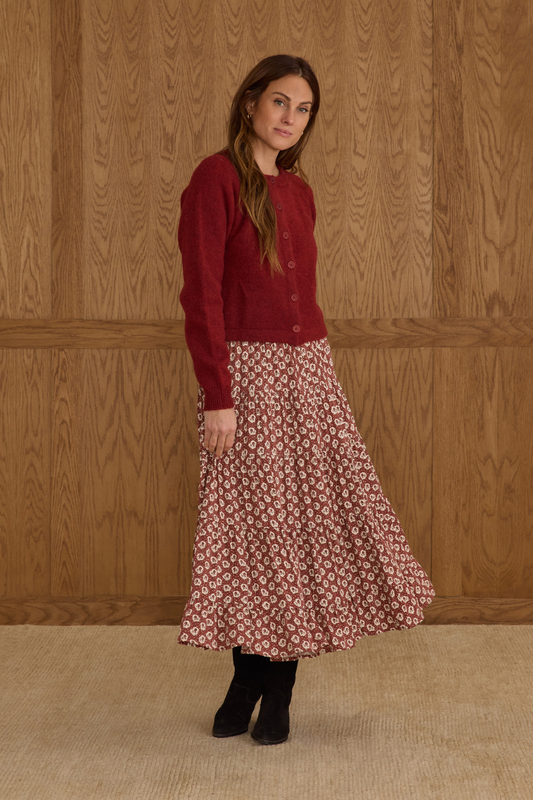 Fuzzy Cardigan | Ruby