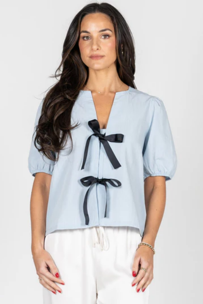 Tie Front Blouse