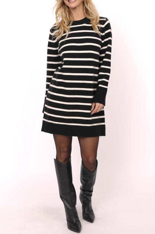 Stripe Sweater Dress