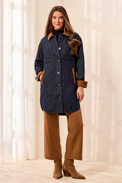 Quilted Denim Jacket