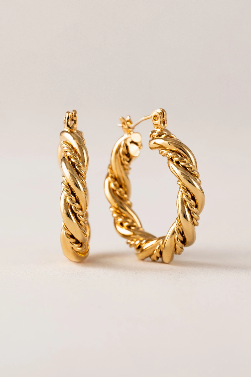 Jessie Gold Hoops