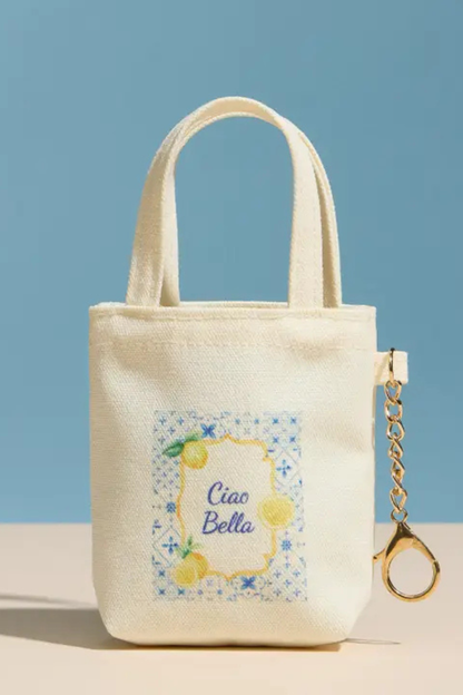 Ciao Bella Bag Charm | Mini Tote