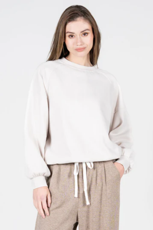 Cotton Fleece Crewneck