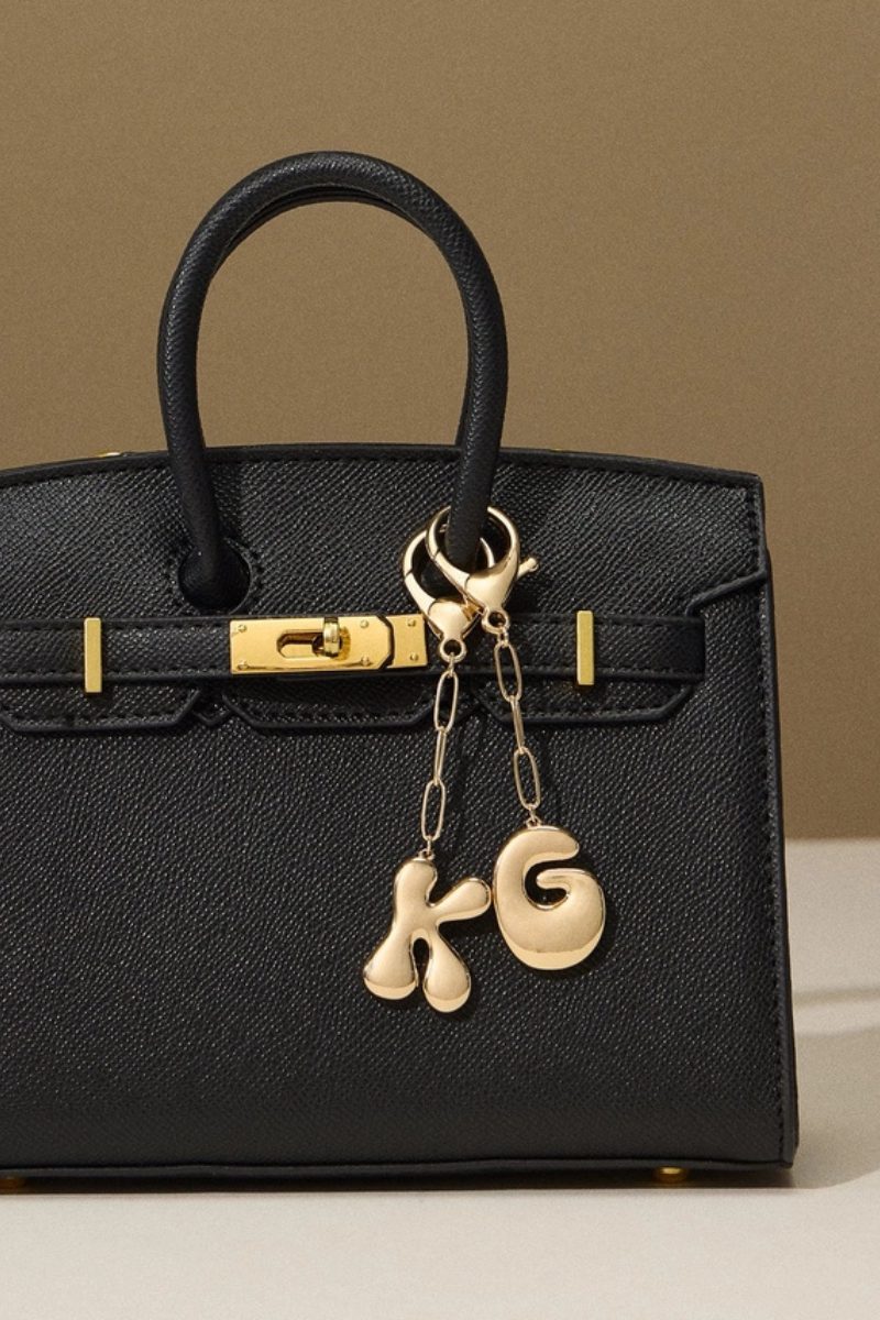 Bubble Letter Keychain