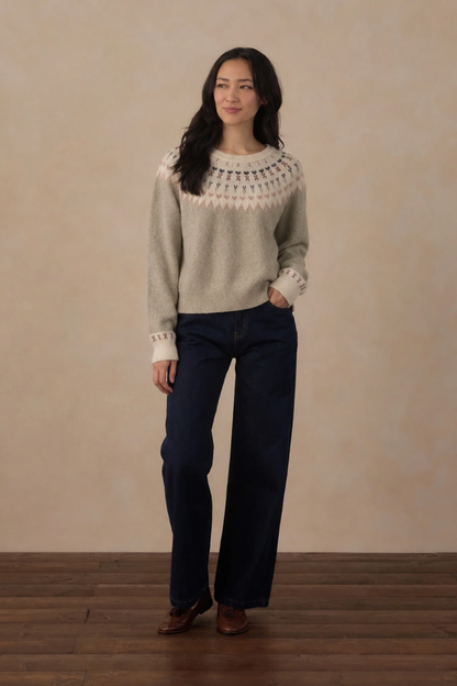 Fair Isle Sweater | Sage