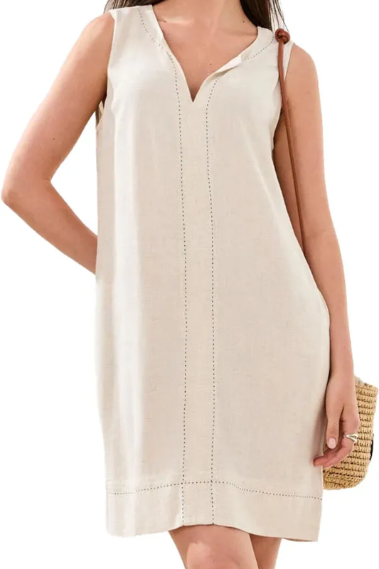 Dress with Saddle Stitch