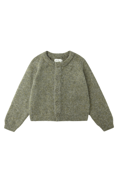 Fuzzy Cardigan | Evergreen