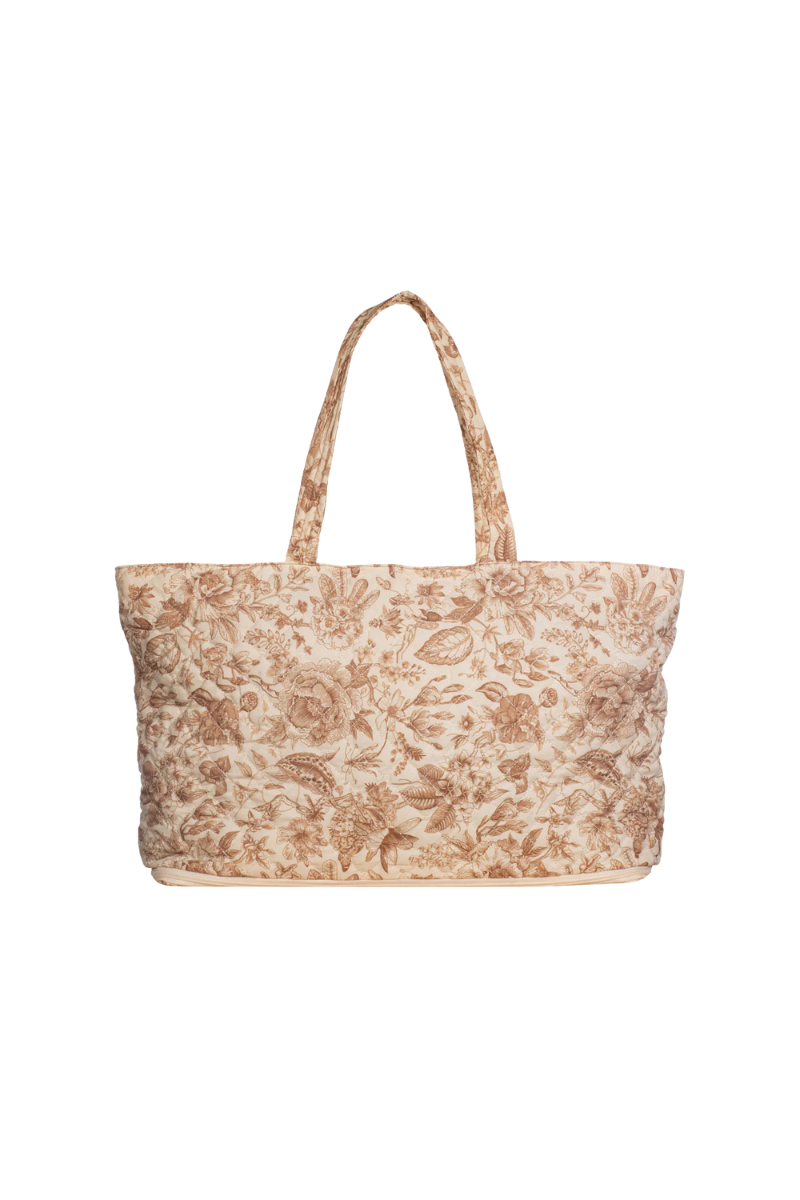 Quilted Expandable Tote