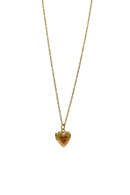 Vintage Heart Locket | Gold