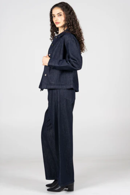 Wide Leg Tie Front Pant