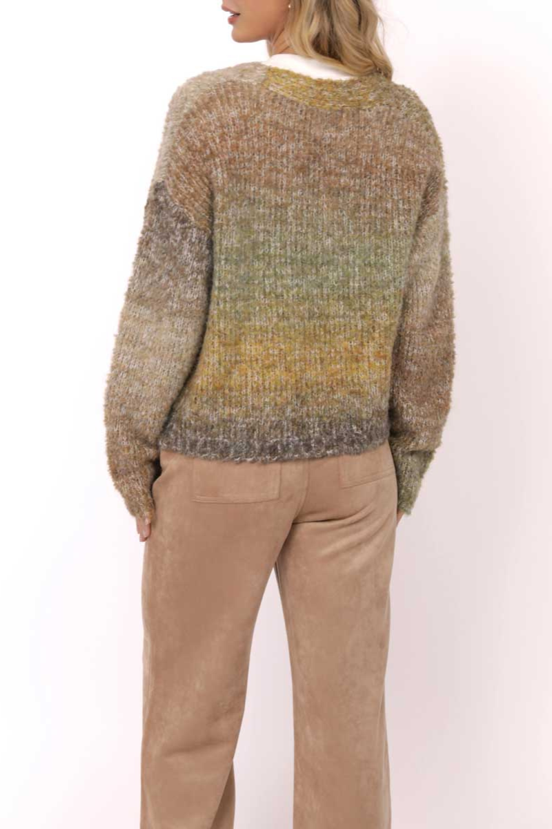 Smiley Ombre Sweater