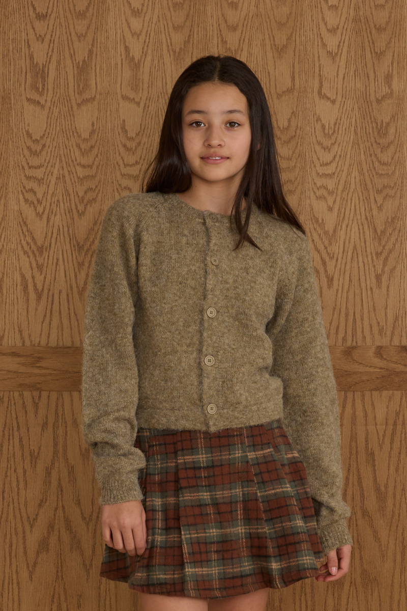 Fuzzy Cardigan | Evergreen