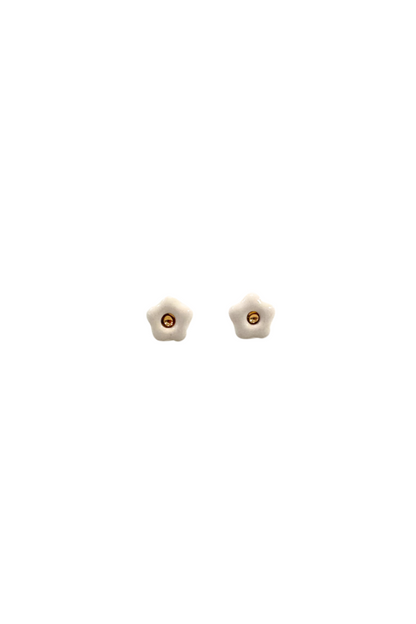 Ceramic Flower Stud