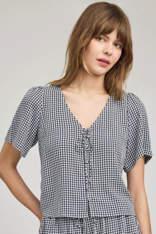 Becca Gingham Blouse
