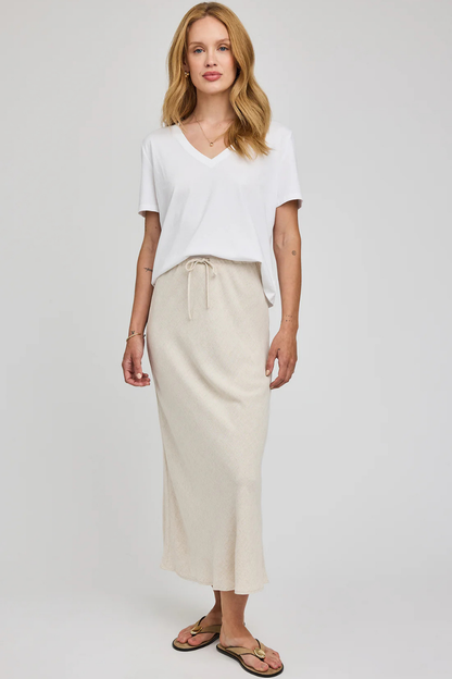 Cassia Linen Skirt