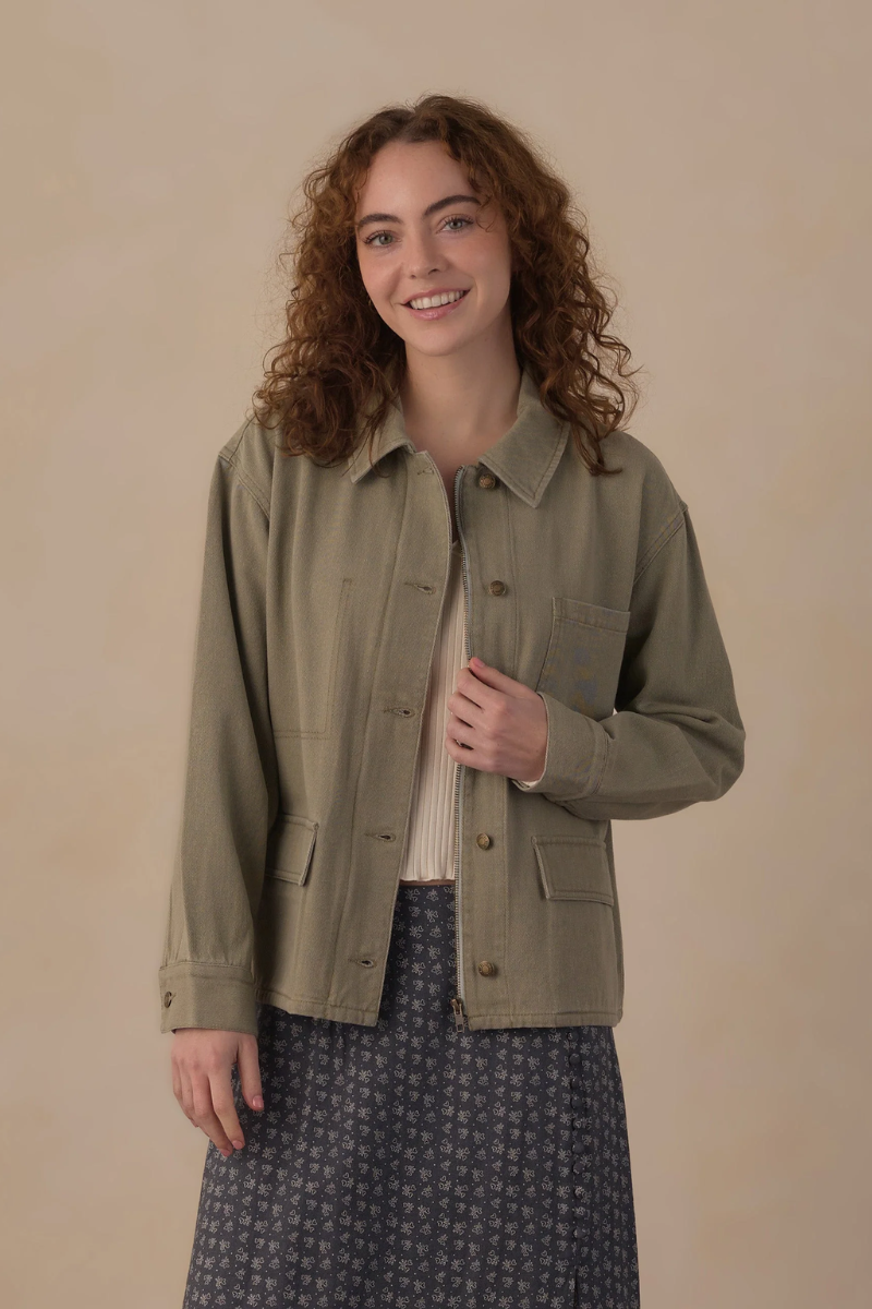 Claire Dark Sage Jacket
