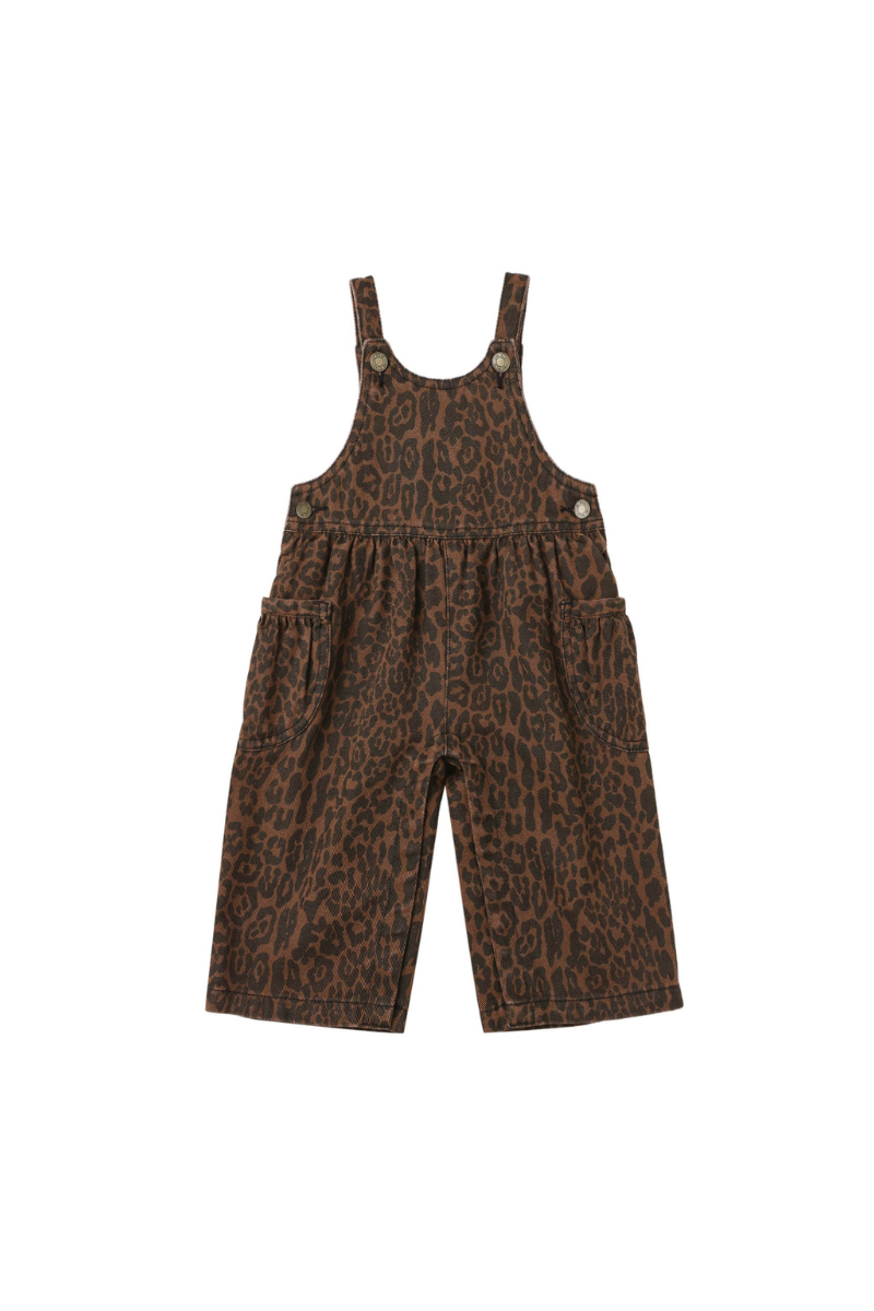 Wide Leg Overall | Leopard