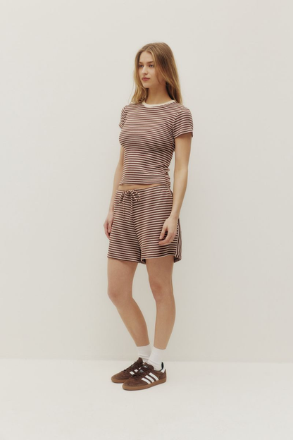Yasmine Stripe Tee