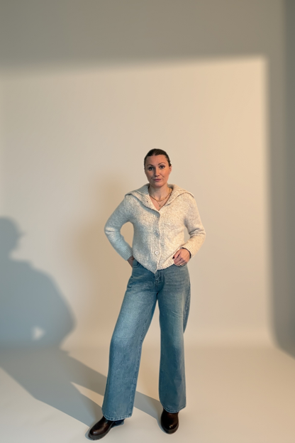 Sadie Jeans with Lace Hem