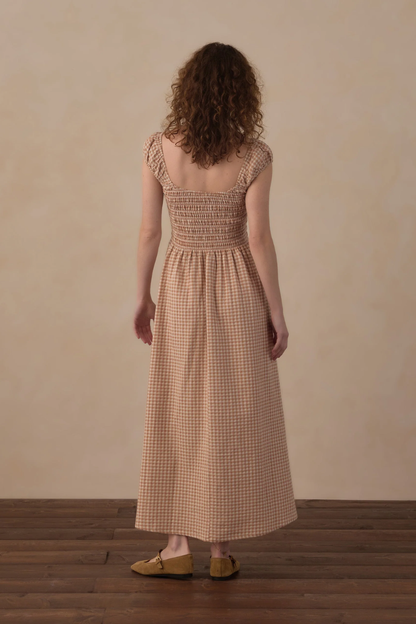 Jessa Dress | Fawn Gingham