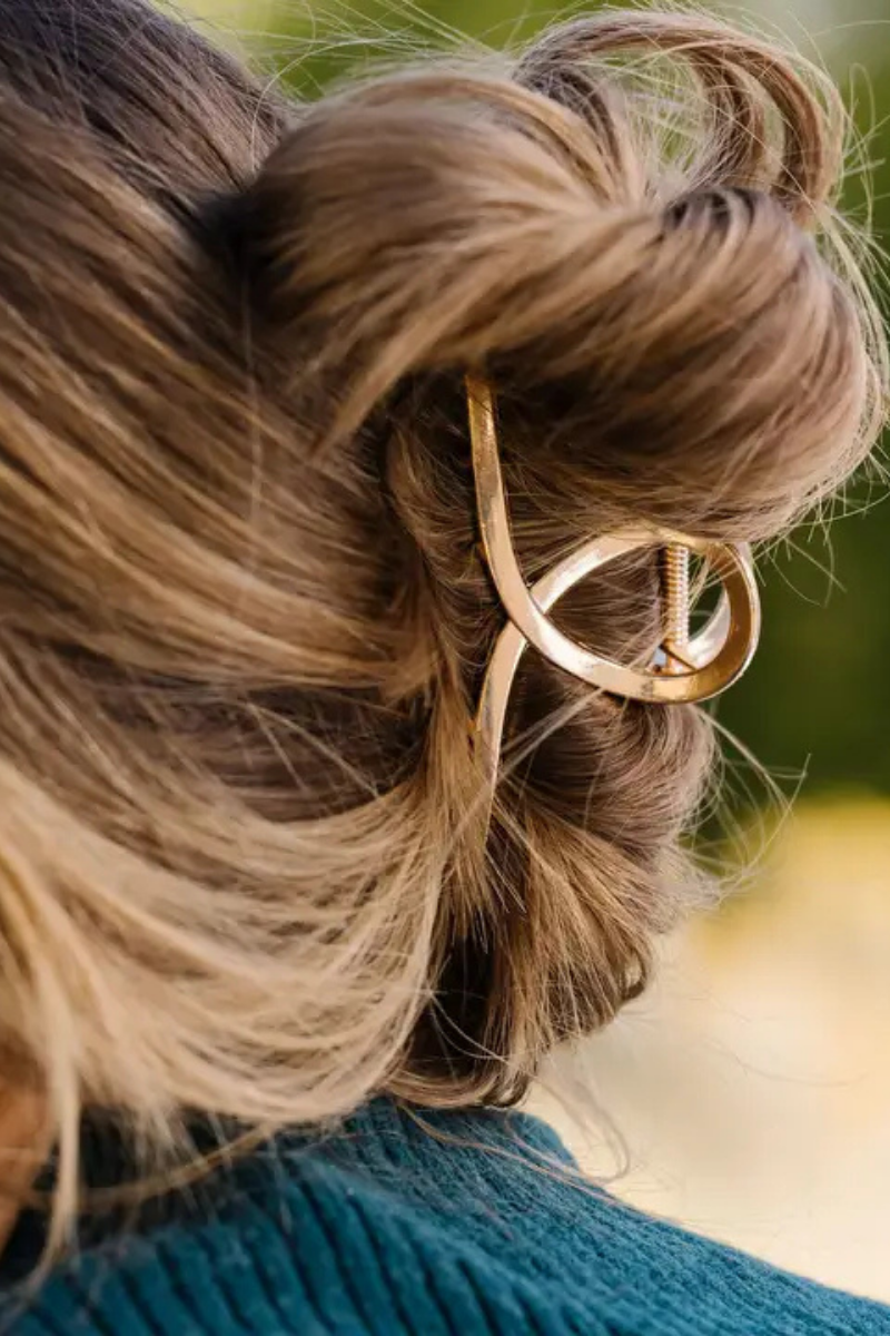 Gold Swirl | Claw Clip