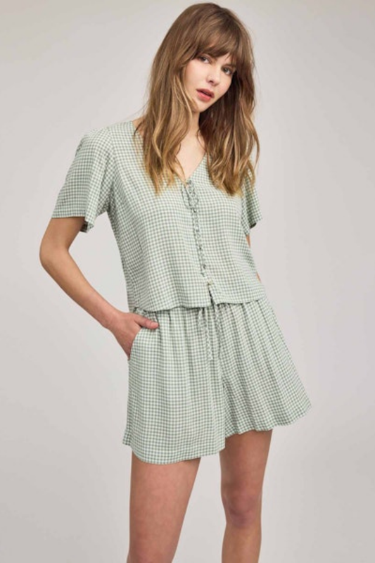 Quinn Gingham Shorts