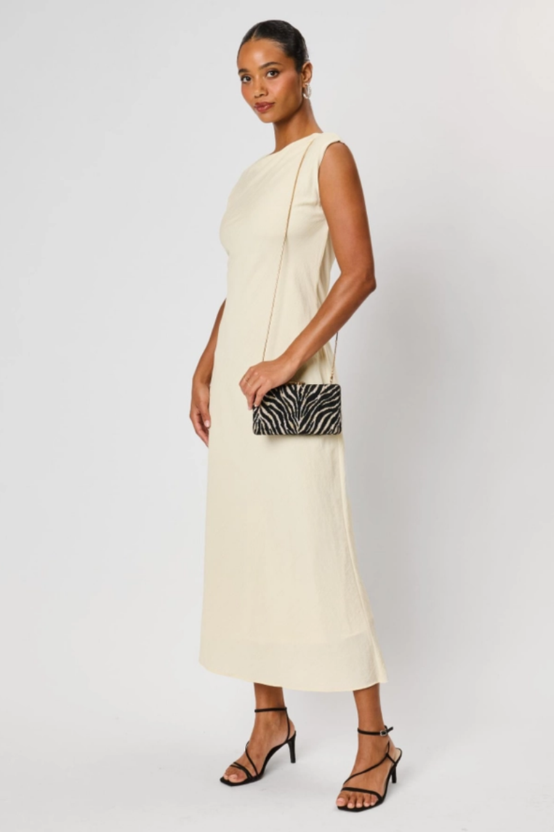 Sade Evening Bag | Zebra Print
