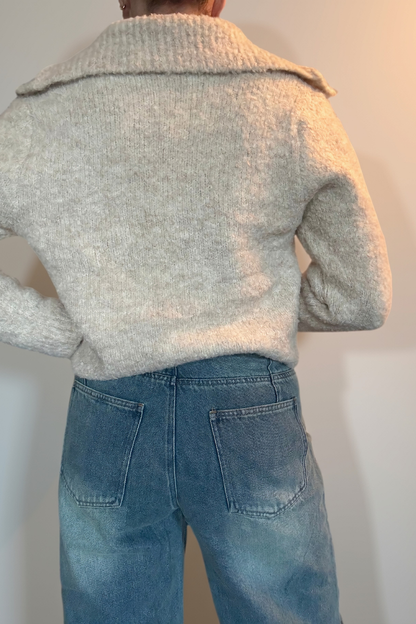 Sadie Jeans with Lace Hem