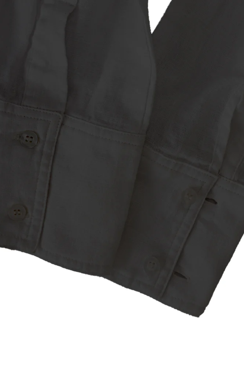 Aster Linen Long Sleeve Blouse