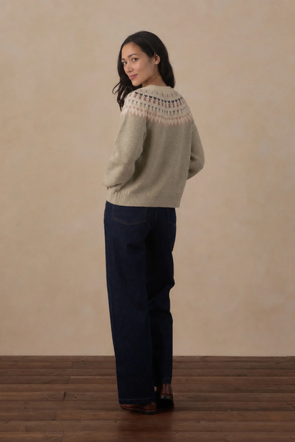 Fair Isle Sweater | Sage